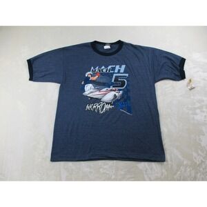 NEW VINTAGE Speed Racer Shirt‎ Mens Extra Large Blue Mach 5 2004